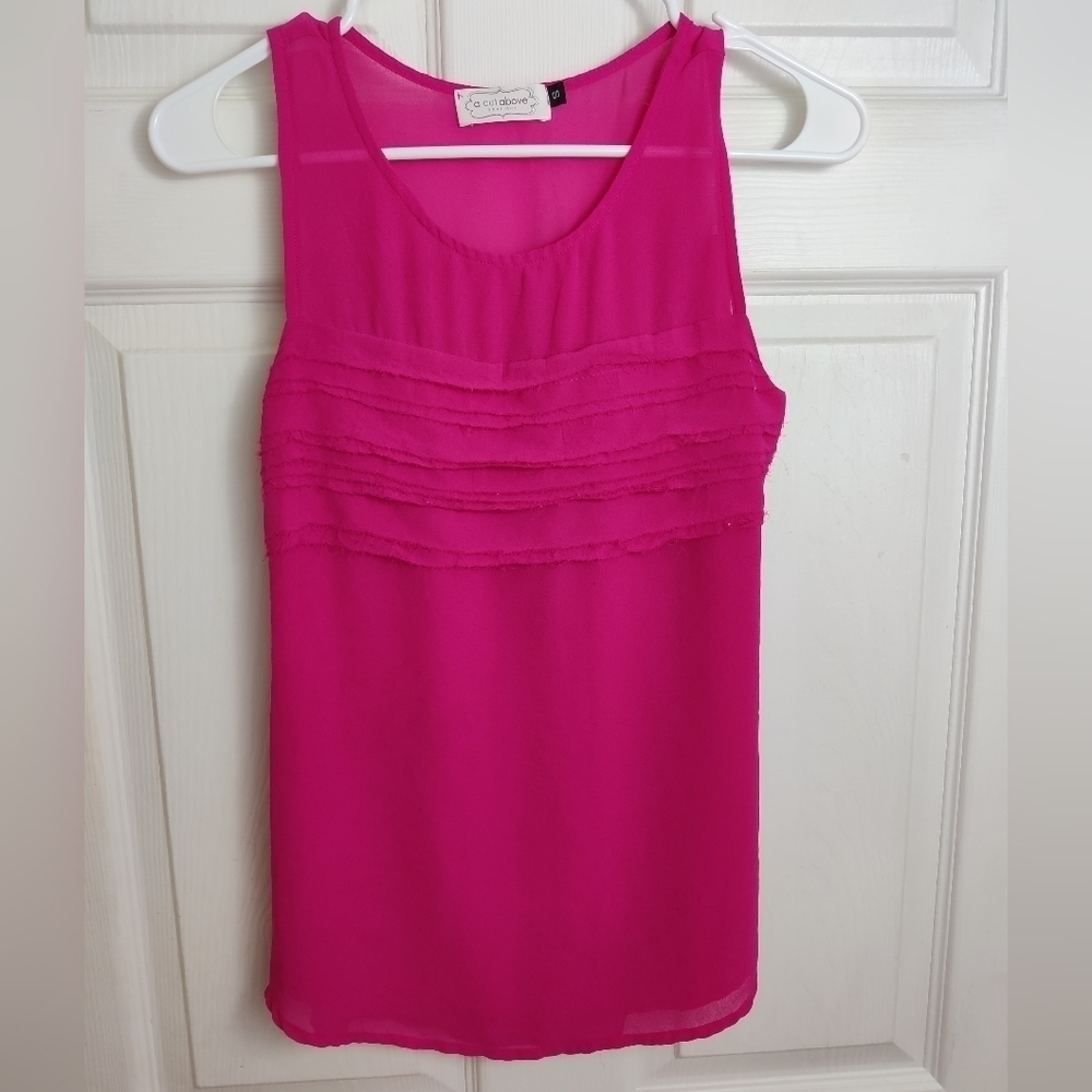 A Cut Above Fuchsia Tank Size S